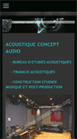 Mobile Screenshot of acoustique-concept-audio.com